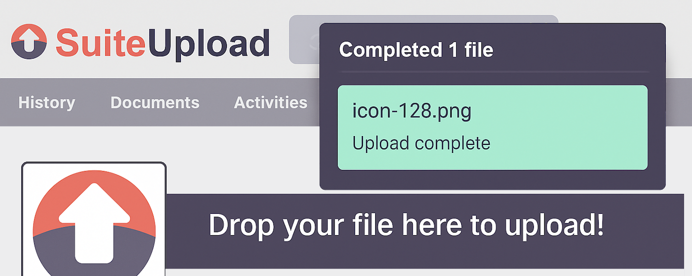 Professional drag and drop interface